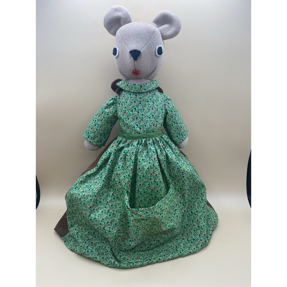 Sylvia S. Chloupek Other - Reversible RARE Handmade Rag Doll Sylvia S Chloupek Floral Dress Yarn Hair 18"